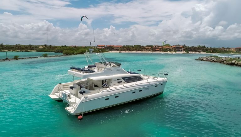Luxury private yacht rental in playa del carmen, riviera maya, mexico.